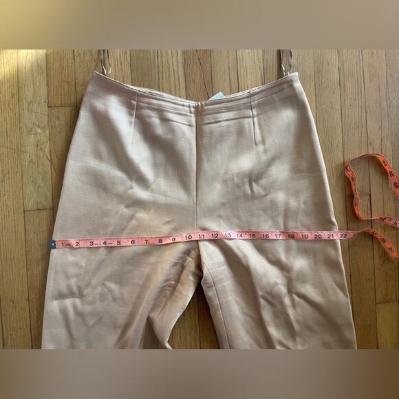 90s Vintage Thierry Mugler Peach Wool Blend Suit - Picture 10 of 16